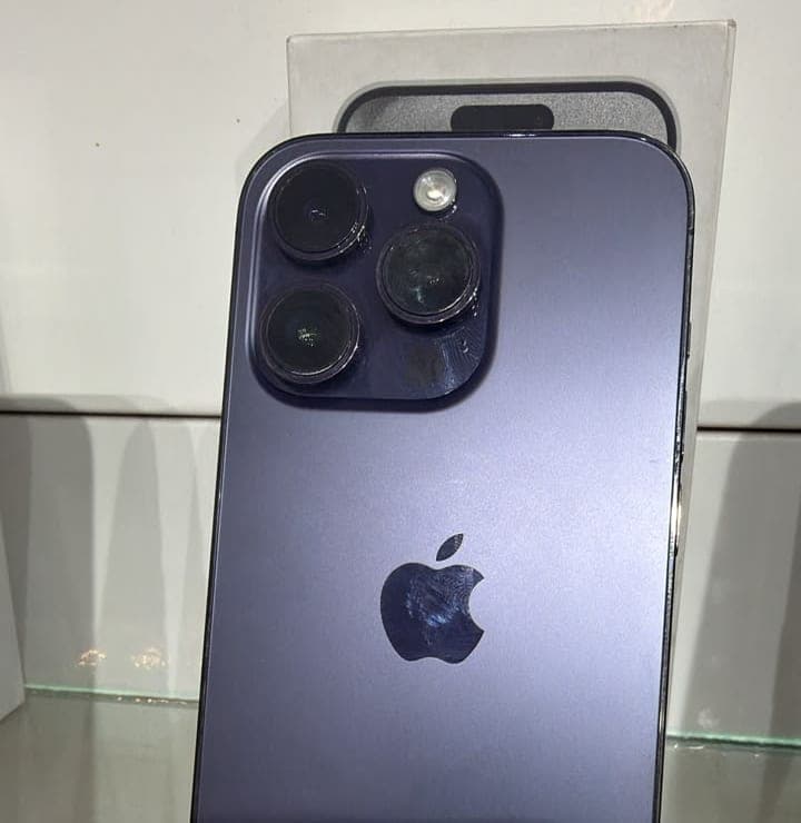 Apple iPhone 14 Pro, 128 GB, Deep Purple, battery health 100%